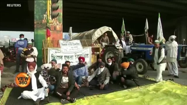 بھارتی کسانوں کا زرعی اصلاحات کے خلاف احتجاج بھارتی کسانوں کا زرعی اصلاحات کے خلاف احتجاج