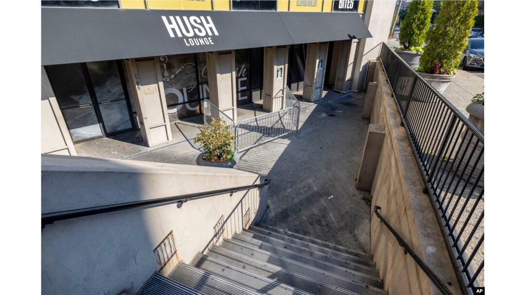 Lokal Hush u Birminghamu gdje se dogodilo masovno ubistvo. (AP Photo/Vasha Hunt)