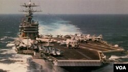 Kapal induk AS, USS George Washington akan berpartisipasi dalam latihan AL AS-Korea Selatan.