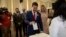 Chief Minister of Gibraltar Fabian Picardo places his vote during general elections in Gibraltar, Oct. 17, 2019.