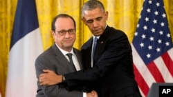 اوباما: ایالات متحده و فرانسه در کشاندن دهشت افگنان به عدالت متحد اند