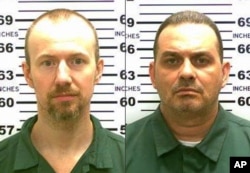 FILE - New York State Police photos show inmates David Sweat, left, and Richard Matt, who escaped from the Clinton Correctional Facility in Dannemora, N.Y., June 6, 2015.