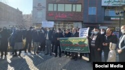 تصویری از تجمعات بازنشستگان در اعتراض به وضعیت مشیعتی، زنجان - ایران