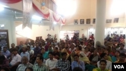 Town hall meeting, Rangpur, Bangladesh