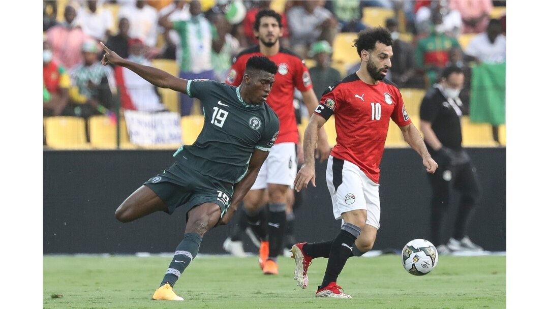Taiwo Awoniyi na Najeriya (H) da Mohamed Salah na Masar (D).