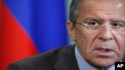 Bộ trưởng Ngoại giao Nga Sergei Lavrov. 