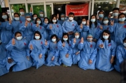 Medicinsko osoblje u Opštoj bolnici u Jangonu 3. februara 2021. (Foto: AFP)