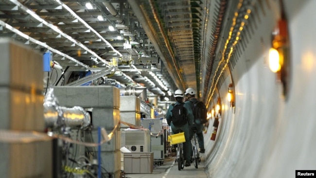 2016年2月16日位于瑞士日内瓦近郊欧洲核子研究组织的对撞型粒子加速器
