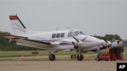 미 텍사스 주에서 웨스트나일 모기 항공 방제에 쓰일 항공기.