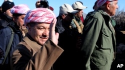 Лидер иракских курдов Масуд Барзани 