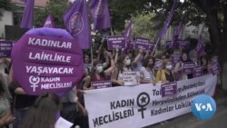 Turkish Women Rally for Afghan Women, Condemn the Taliban 