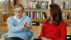 Bill Gates et son épouse Melinda, à Kirkland, Washington, le 1er février 2018. 