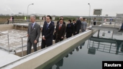 Belgijski princ Filip posećuje fabriku za preradu otpadnih voda u Hai Fongu u Kini, u koju su uložene belgijske investicije.
