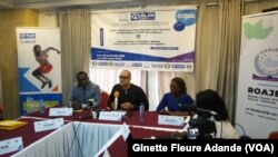 Lancement de la campagne digitale "Girls get equal", 17 juin 2019 à Cotonou, Bénin. (VOA/Ginette Fleure Adande)