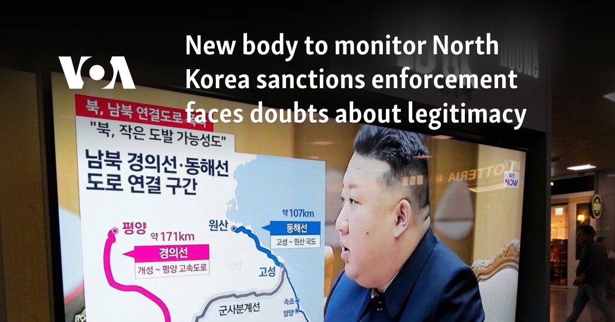 New body to monitor North Korea sanctions enforcement faces doubts about legitimacy