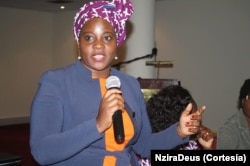 Nzira Razão de Deus, directora-executiva do Fórum Mulher, Moçambique