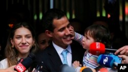 Le président autoproclamé du Venezuela Juan Guaido 