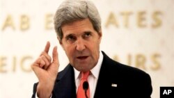 El secretario de Estado, John Kerry, concurre este miércoles a una audiencia en un comité del Senado.