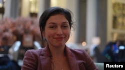 Director Vika Evdokimenko speaks to the Thomson Reuters Foundation about her new award nominated short 'Aamir' in London, United Kingdom, Jan. 24, 2018