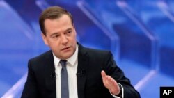 Thủ tướng Nga Dmitry Medvedev