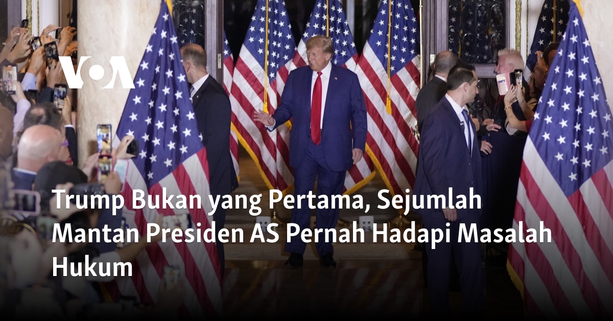 Trump Bukan Yang Pertama, Sejumlah Mantan Presiden AS Juga Tersandung ...