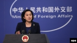 화춘잉 중국 외교부 대변인.