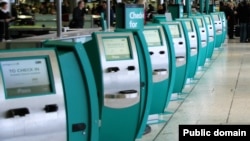 Airport kiosks usually make it easier to check in and pick up your plane tickets.