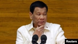 Tổng thống Philippines Rodrigo Duterte.