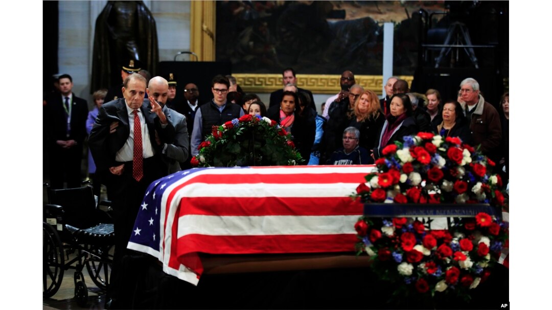 Dignitaries, Officials Honor George H.W. Bush at Funeral