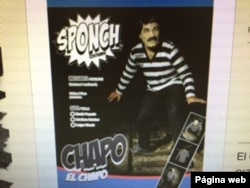 Screen Shot of El Chapo costume, sold by ghoulishproductions.com. 101315