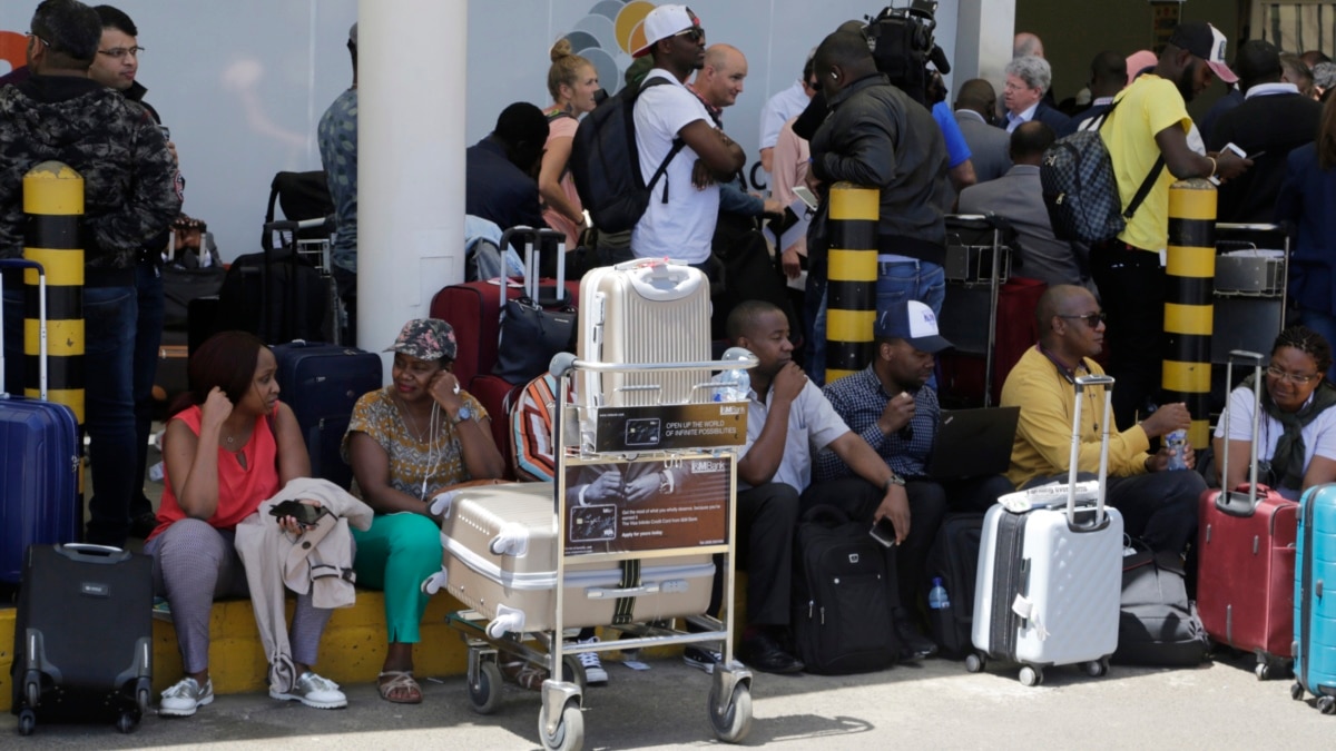KENYA FLIGHTS DELAYED AS WORKERS STRIKE AT AIRPORT visual data 5