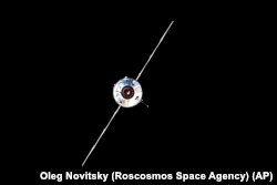 In this photo taken by Russian cosmonaut Oleg Novitsky and provided by Roscosmos Space Agency Press Service, the Nauka module is seen prior to docking with the International Space Station on Thursday, July 29, 2021.