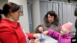 Biralište u estonskoj prestonici Talinu, 1. marta 2015.