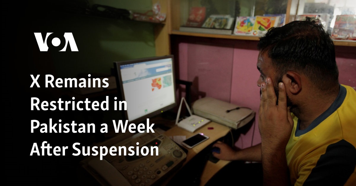 X Remains Restricted in Pakistan a Week After Suspension