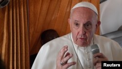 Kiongozi mkuu wa Kanisa Katoliki Papa Francis. Tiziana Fabi/Pool via REUTERS