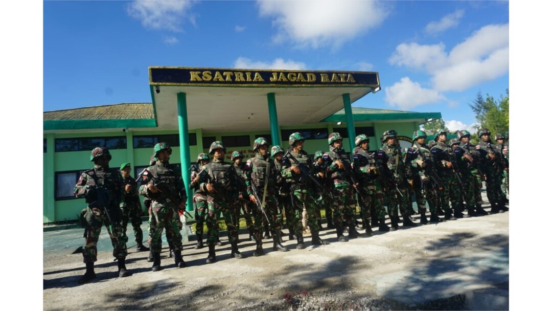 Operasi gabungan TNI-Polti mengamankan desa-desa di Nduga, Papua, pasca penembakan kelompok bersenjata awal Desember. (Foto Courtesy: Kapendam VXII Cendrawasih Papua)