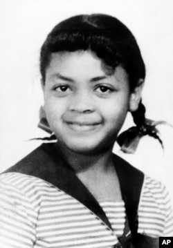 Linda Brown Smith, 9, is shown in this 1952 photo. Smith was a 3rd grader when her father started a class-action suit in 1951 of the Brown v. Board of Education of Topeka, Kan., which led to the U.S. Supreme Court's 1954 landmark decision.