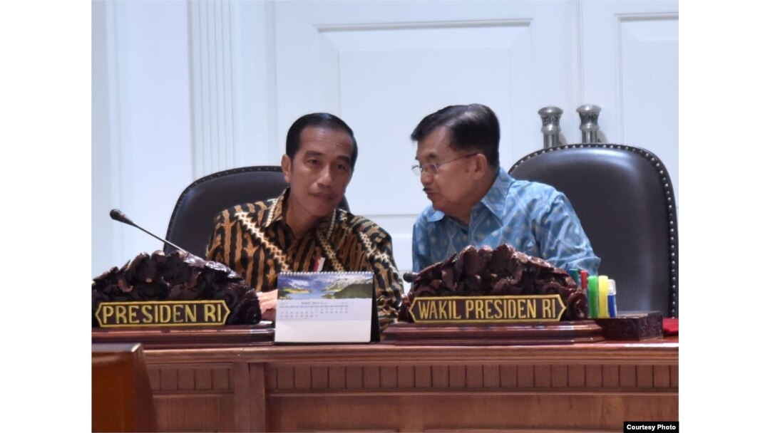 Presiden Joko Widodo dan Wapres Jusuf Kalla saat memimpin Sidang Kabinet Paripurna, RKP dan Kebijakan Ekonomi di Kantor Presiden, Rabu (6/3) (Foto: Biro Pers Sepres RI).