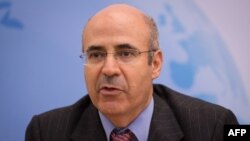 FILE - CEO and co-founder of the investment fund Hermitage Capital Management Bill Browder attends the "Prospects for Russia after Putin" debate in the Houses of Parliament, London on Nov. 18, 2014.