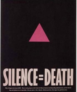 An AIDS poster from 1987
