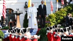 نخستین روز سفر تاریخی پاپ به پایتخت آمریکا