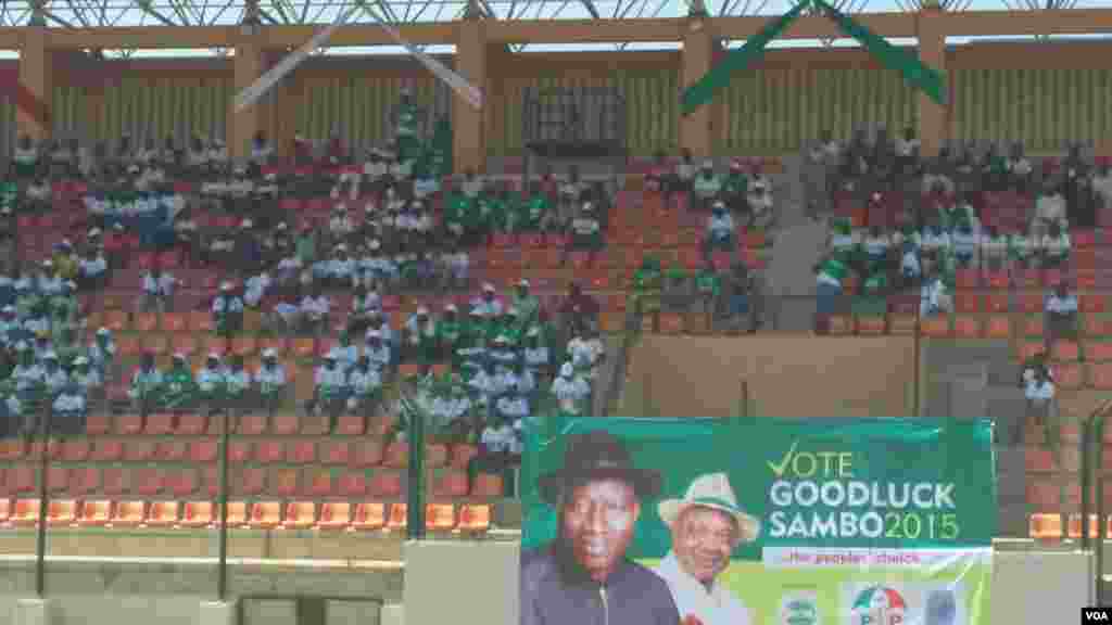 Shugaban Najeriya Goodluck Jonathan a Gombe, Fabrairu 2, 2015.