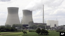 FILE - The nuclear power station is seen in Gundremmingen,southern Germany, May 23, 2006. Germany on Friday, Dec. 31, 2021 is shutting down half of the six nuclear plants it still has in operation, a year before the country draws the final curtain on its 