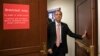 FILE - Rep. Adam Schiff, D-Calif., ranking member of the House Intelligence Committee, exits a secure area to speak to reporters, on Capitol Hill in Washington, March 22, 2018.