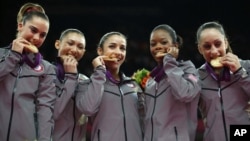 US Gymnastic Team Wins Gold