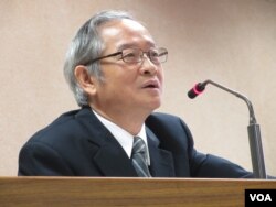 台湾执政党国民党立委林郁方（美国之音张永泰拍摄）