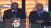 Intérprete de linguagem gestual do Memorial em homenagem a Mandela, Thamsanqa Jantjie