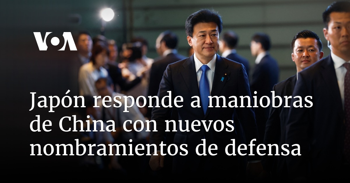 Japón responde a maniobras de China con nuevos nombramientos de defensa Japón responde a maniobras de China con nuevos nombramientos de defensa