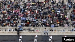 Ceremonija predaje Olimpijskog plamena u Atini, 17. maj 2012