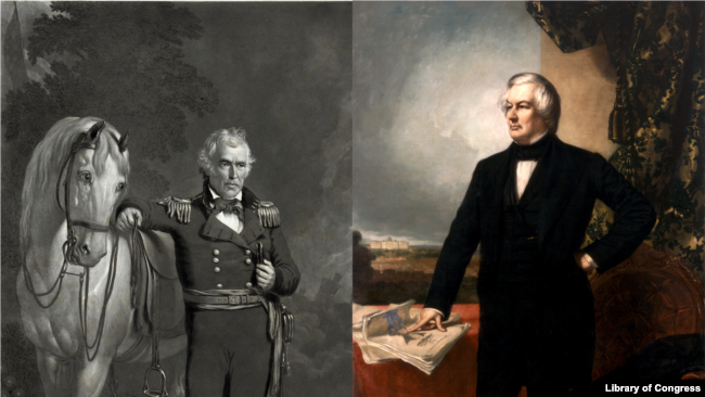 Zachary Taylor and Millard Fillmore